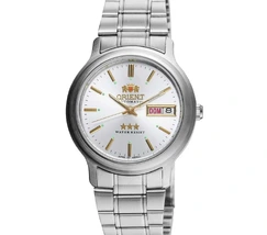 Orient 3 EStrelas Automático classico 469WA1AF Branco - imagem 2