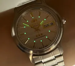 Orient 3 EStrelas Automático classico 469WA1AF Branco - imagem 6