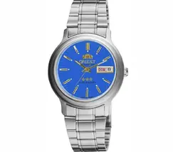 Orient 3 EStrelas Automático classico 469WA1AF Azul - imagem 2