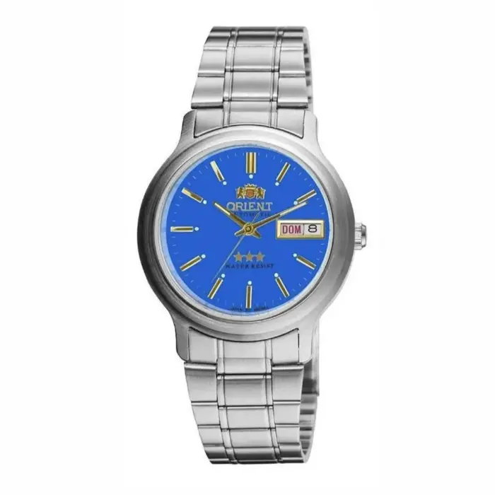 Orient 3 EStrelas Automático classico 469WA1AF Azul