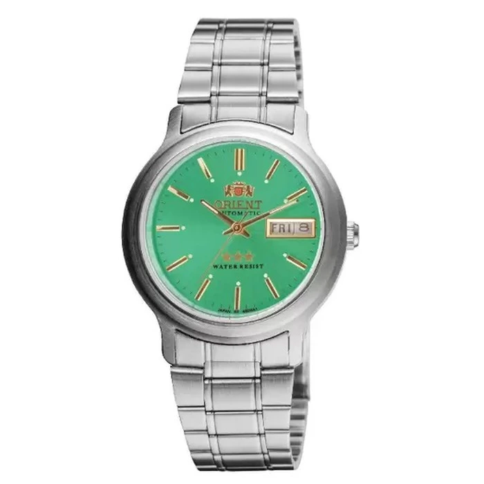 Orient 3 EStrelas Automático classico 469WA1AF Verde