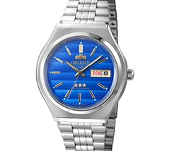 Orient 3 EStrelas Automático classico 469WB7NH Azul - imagem 2