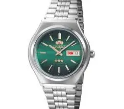 Orient 3 EStrelas Automático classico 469WB7NH Verde - imagem 2