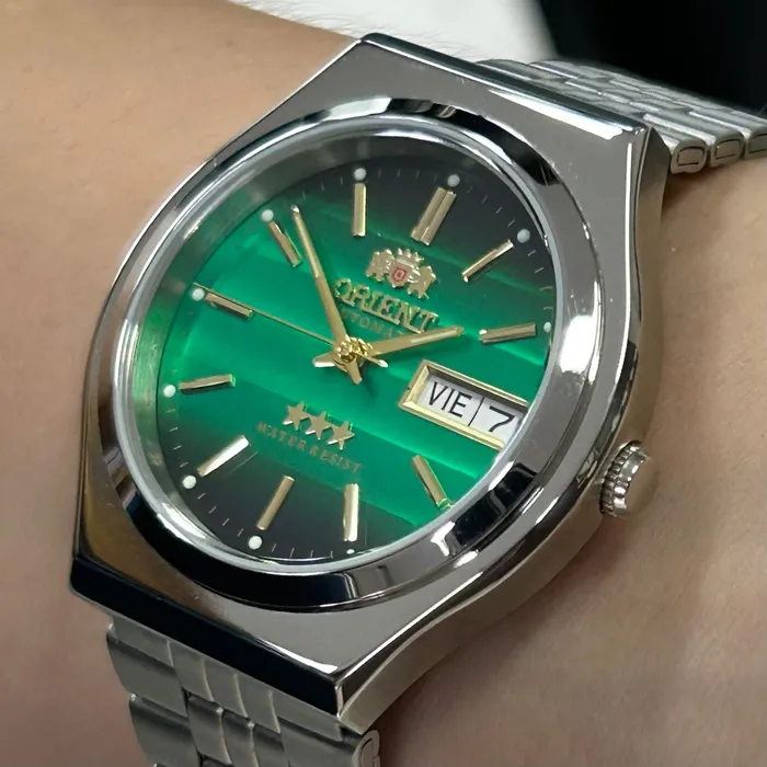 Orient 3 EStrelas Automático classico 469WB7NH Verde