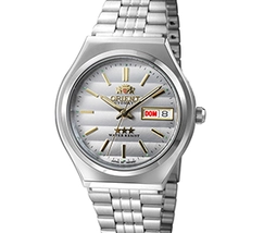 Orient 3 EStrelas Automático classico 469WB7NH Branco - imagem 2