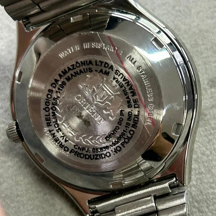 Orient 3 EStrelas Automático classico 469WB7NH Branco