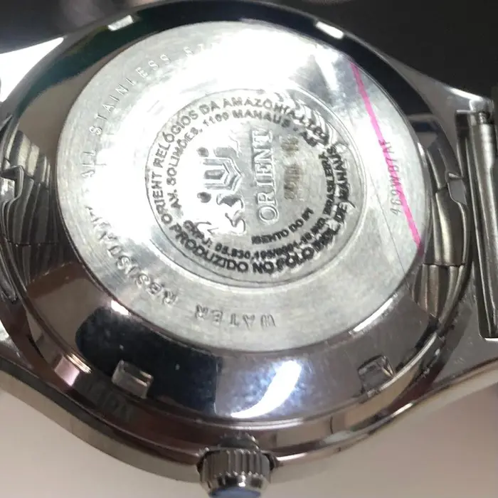 Orient 3 EStrelas Automático classico 469WB7F Branco