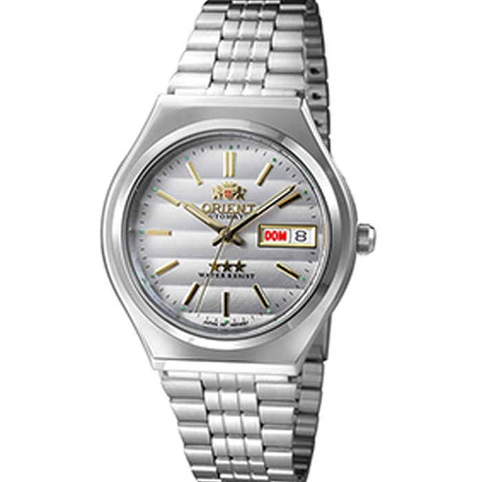 Orient 3 EStrelas Automático classico 469WB7F Branco