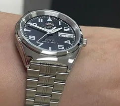 Orient 3 EStrelas Automático classico 469SS083F Preto - imagem 4