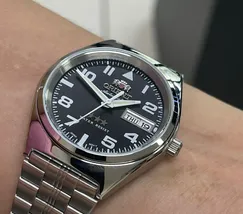 Orient 3 EStrelas Automático classico 469SS083F Preto - imagem 3