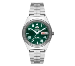 Orient 3 EStrelas Automático classico 469SS083F Verde - imagem 2