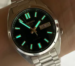 Seiko 5 sports clássico SRPL55B1 Azul - imagem 6