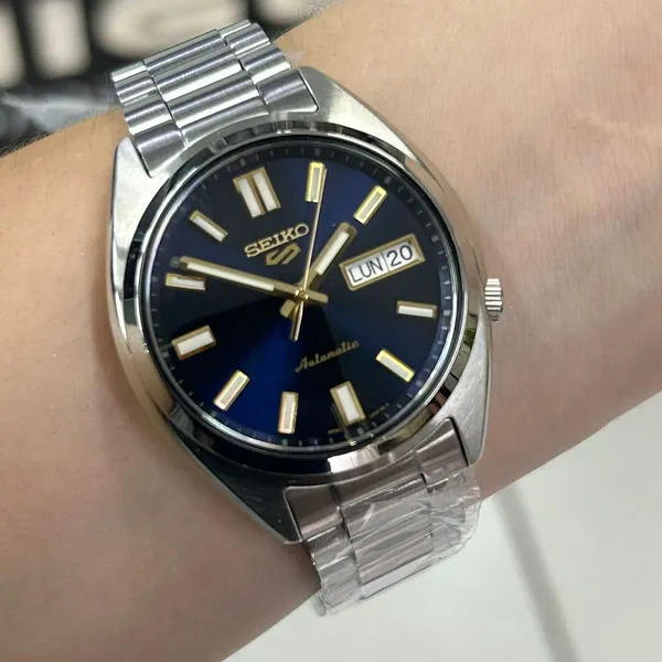 Seiko 5 sports automático clássico SRPL55B1 Azul