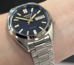 Seiko 5 sports clássico SRPL55B1 Azul - imagem 3