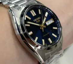 Seiko 5 sports clássico SRPL55B1 Azul - imagem 5