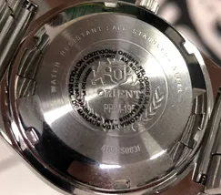 Orient 3 EStrelas Automático classico 469SS083F Branco - imagem 5