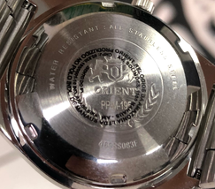 Orient 3 EStrelas Automático classico 469SS083F Branco - imagem 5