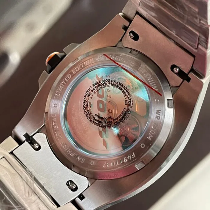 Relógio Orient Speedtech Stock Car F49TT037 Titanium Edição Limitada