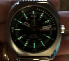 Orient 3 EStrelas Automático Classico Militar F49SS023 Verde - imagem 7