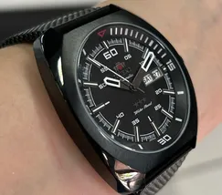 Orient 3 EStrelas Automático Classico Militar F49YY023 Preto IPBlack - imagem 3