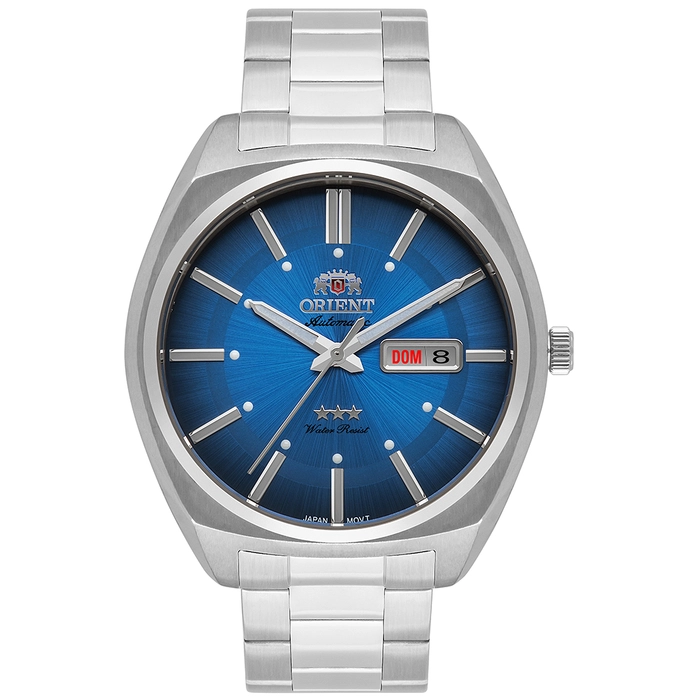 Orient 3 EStrelas Automático Classico F49ss025 Azul