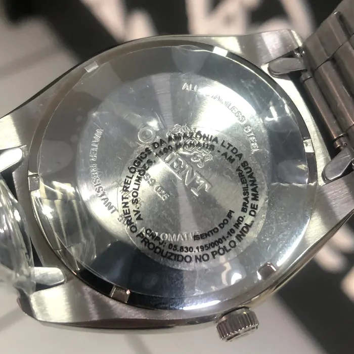 Orient 3 EStrelas Automático Classico F49ss025 Azul