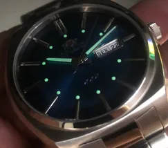 Orient 3 EStrelas Automático Classico F49ss025 Azul - imagem 6