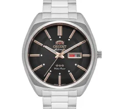 Orient 3 EStrelas Automático Classico F49ss025 Preto - imagem 2