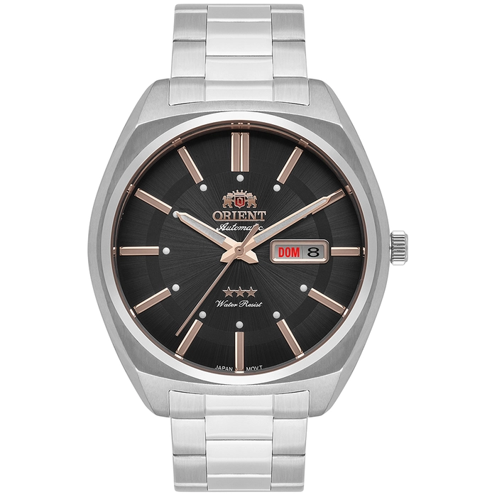 Orient 3 EStrelas Automático Classico F49ss025 Preto