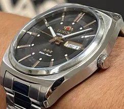 Orient 3 EStrelas Automático Classico F49ss025 Preto - imagem 4