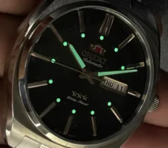 Orient 3 EStrelas Automático Classico F49ss025 Preto - imagem 7