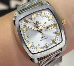 Orient 3 EStrelas Automático Classico F49ss030 Prata - imagem 1