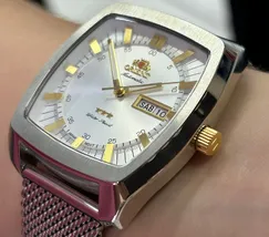 Orient 3 EStrelas Automático Classico F49ss030 Prata - imagem 4