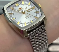 Orient 3 EStrelas Automático Classico F49ss030 Prata - imagem 5