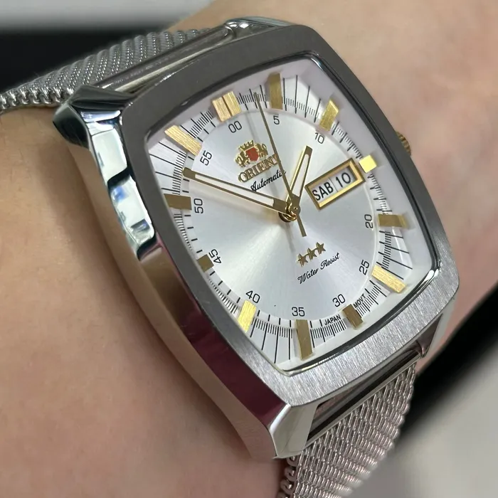 Orient 3 EStrelas Automático Classico F49ss030 Prata