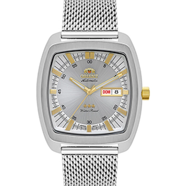 Orient 3 EStrelas Automático Classico F49SS030 Prata