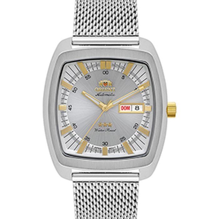 Orient 3 EStrelas Automático Classico F49ss030 Prata