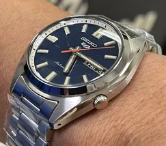 Seiko 5 sports clássico SRPK87B1 azul - imagem 5