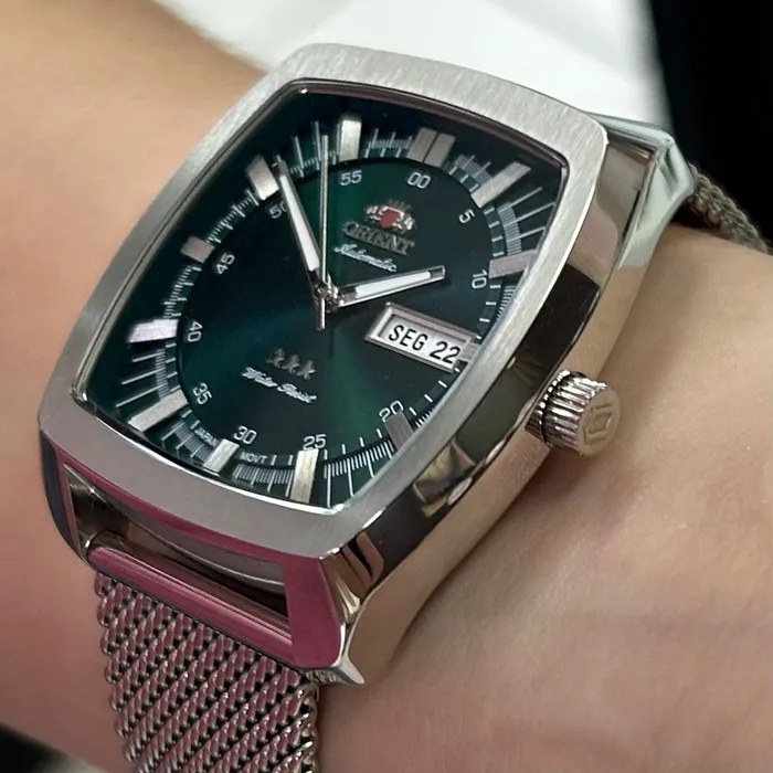 Orient 3 EStrelas Automático Classico F49ss030 Verde