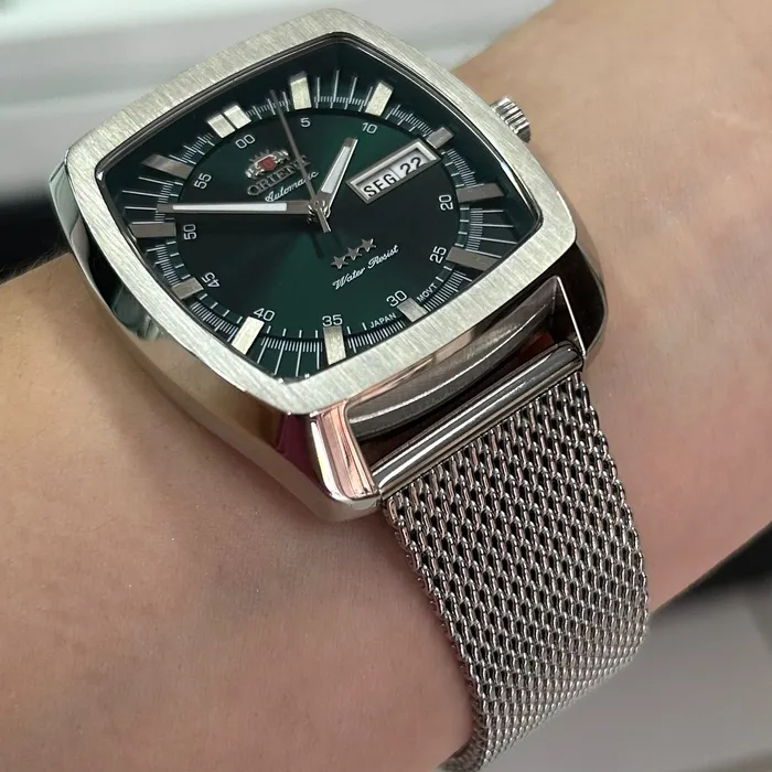 Orient 3 EStrelas Automático Classico F49ss030 Verde