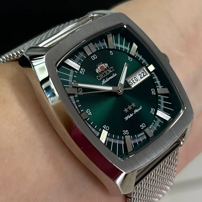 Orient 3 EStrelas Automático Classico F49ss030 Verde