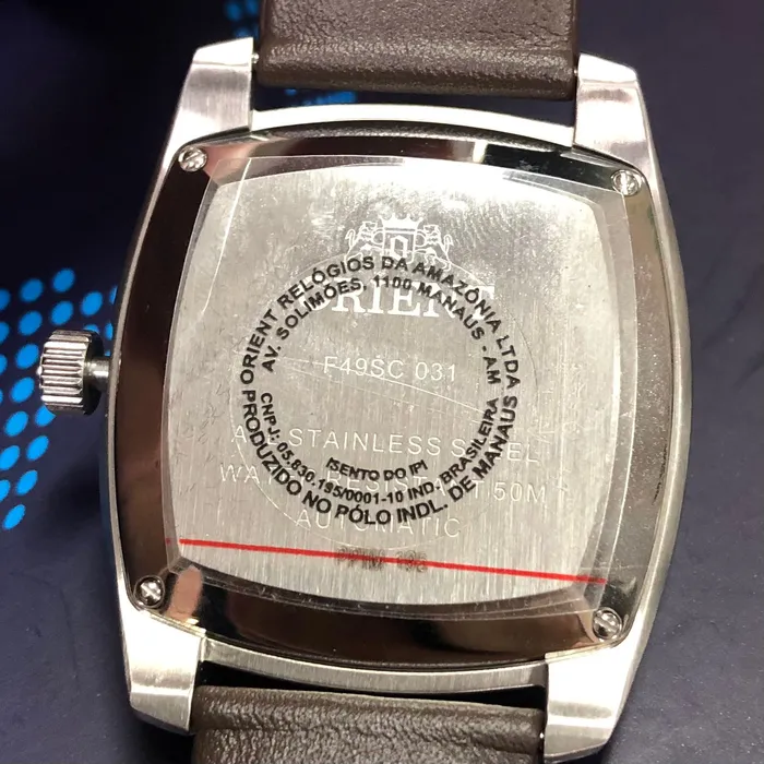Orient 3 EStrelas Automático Classico F49SC031 Verde