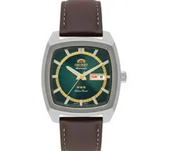 Orient 3 EStrelas Automático Classico F49SC031 Verde - imagem 2