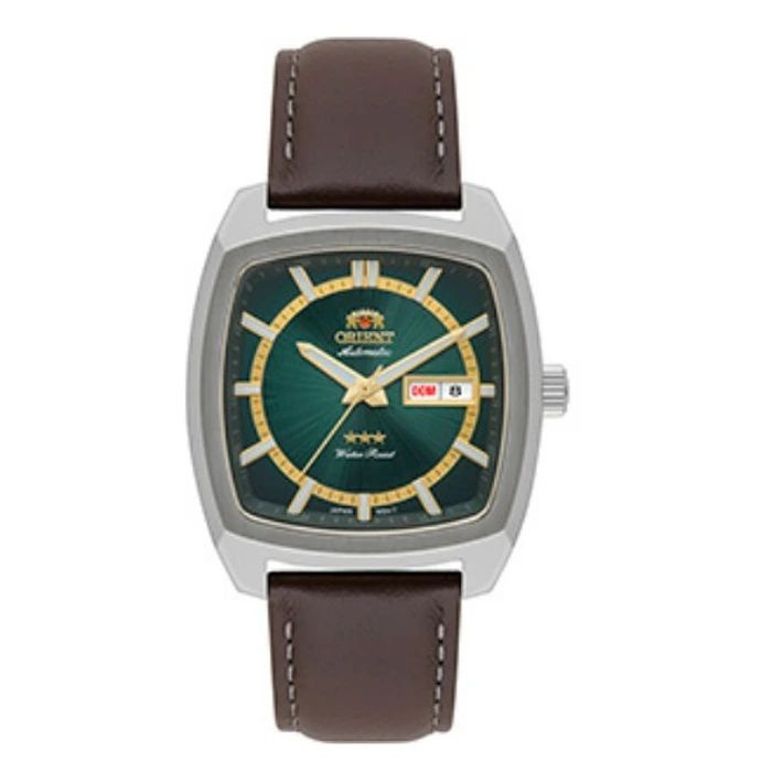 Orient 3 EStrelas Automático Classico F49SC031 Verde