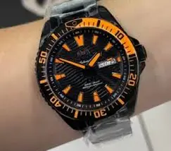 Orient 3 Estrelas Automático Sports Sea IPBlack YN6PP012 Preto - imagem 1