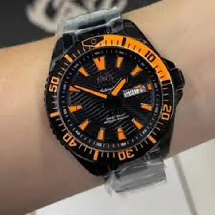 Orient 3 Estrelas Automático Sports Sea IPBlack YN6PP012 Preto