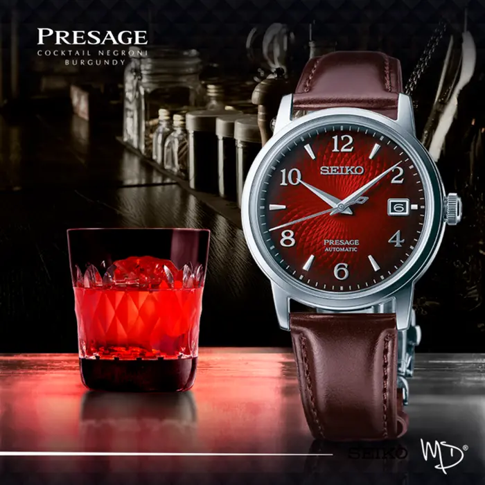 Seiko Presage Automático Cocktail time SRPE41J1 Negroni