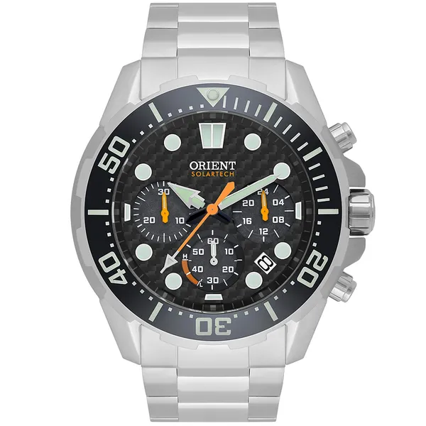 Orient Solartech Cronografo Diver Sports Sea MBSSC260 Preto