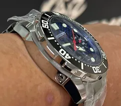 Orient Solartech Cronografo Diver Sports Sea MBSSC260 Azul - imagem 3