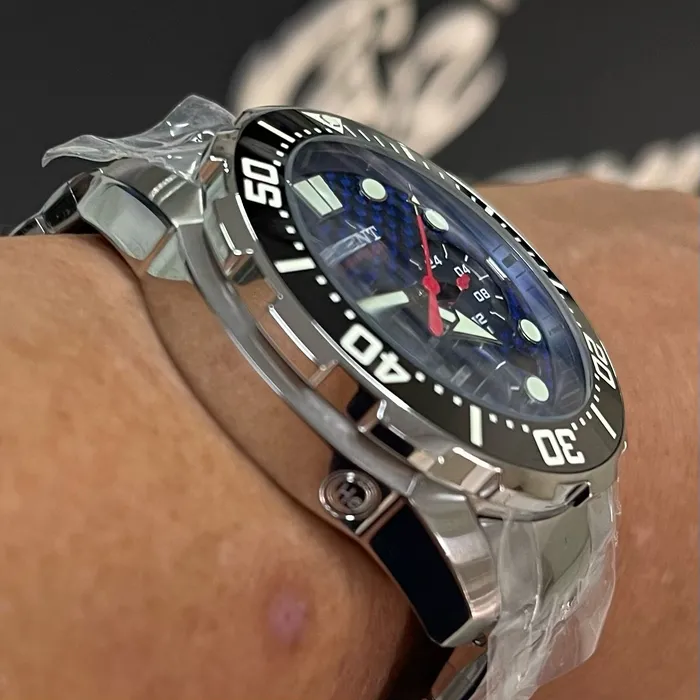 Orient Solartech Cronografo Diver Sports Sea MBSSC260 Azul